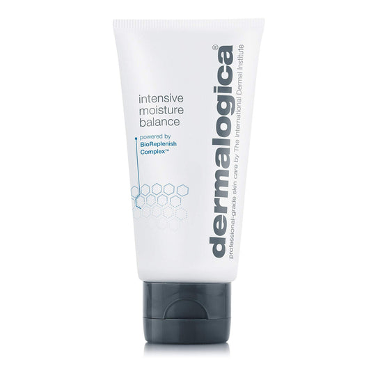 Fotografija ambalaže Dermalogica Intensive Moisture Balance kreme na bijeloj pozadini